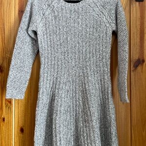 Hollister Gray Knit Sweater Dress